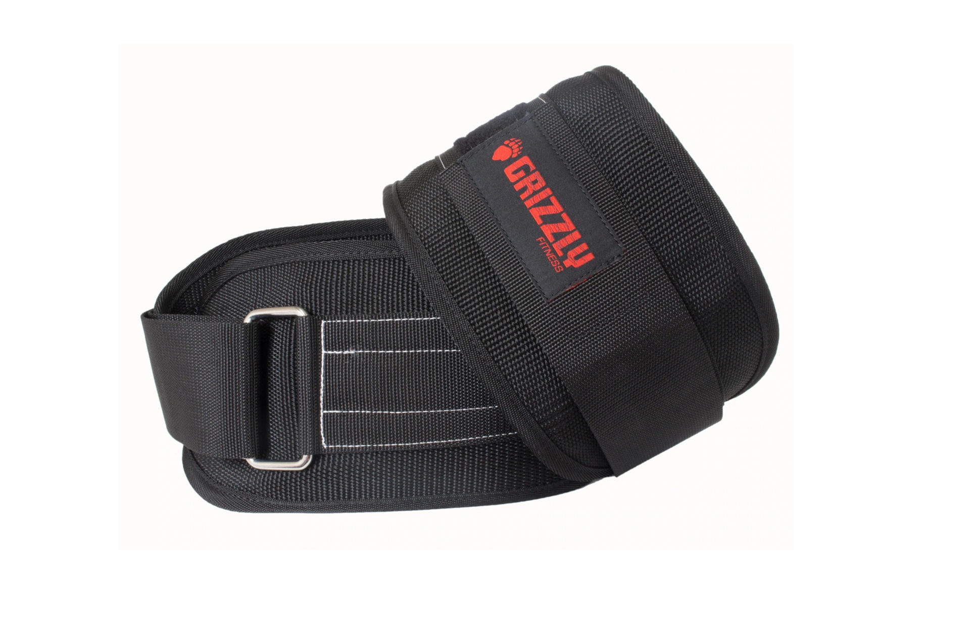 Athletic Works Weight Lifting Belt L/XL Black Durable Nylon Back Support  Adjustable Great For Weightlifters, Wrestlers.